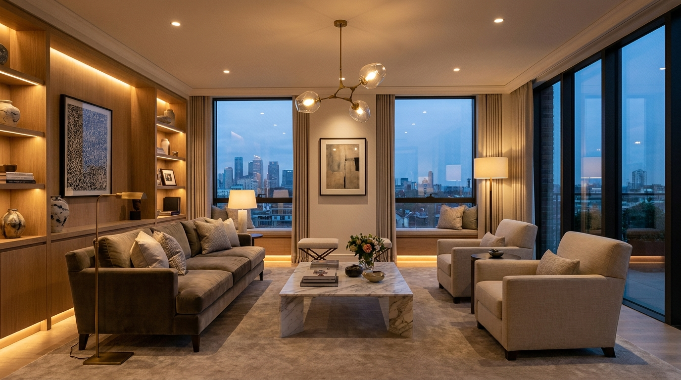 JH Electrical electrician fitting modern lighting